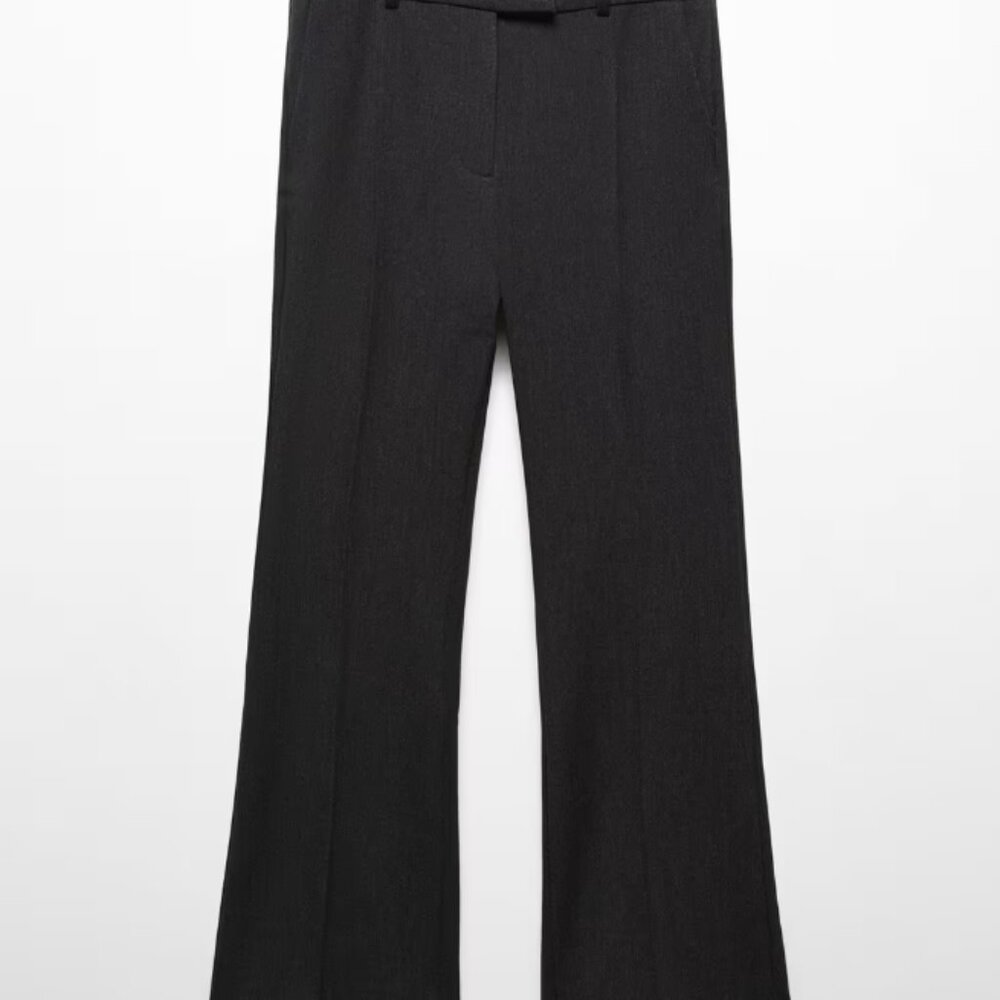 Mango Gray Bootcut Pants - Picture 3 of 6
